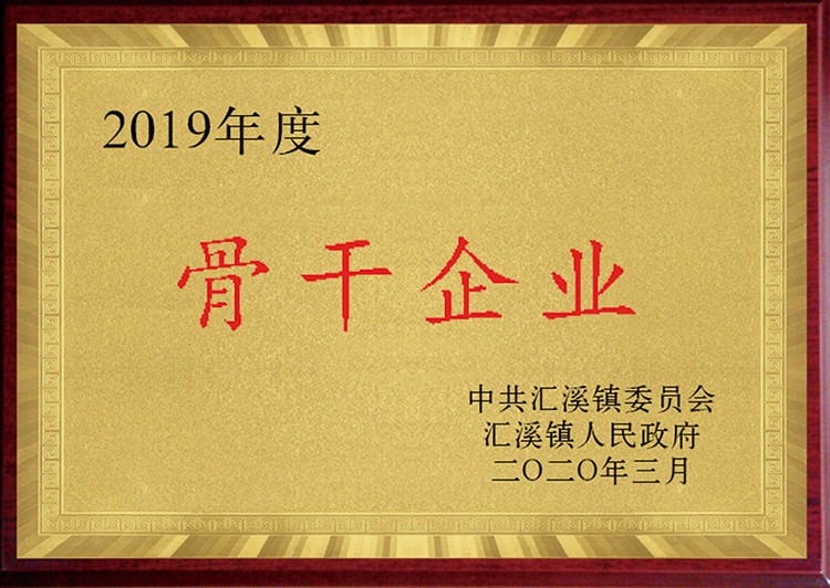 2019年度骨干企業
