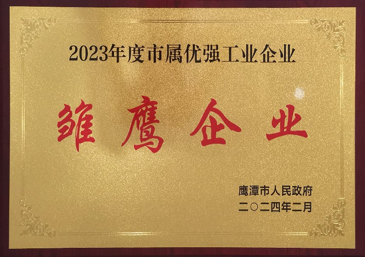2023年度市屬優強工業企業維鷹企業